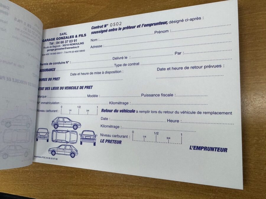 Carnets & liasses autocopiantes